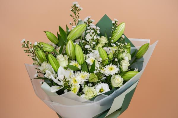 White Lilies Bouquet